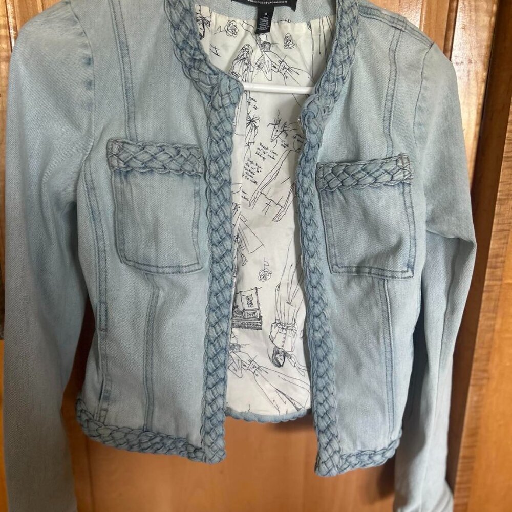 White House Black Market denim jacket